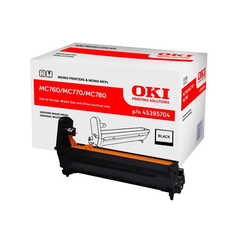 OKI oryginalny bęben 45395704, black, 30000s, OKI MC760, 770, 780 - 1