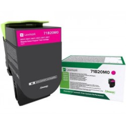 Lexmark oryginalny toner 75B20M0, magenta, 10000s, return, Lexmark CS727de, CS728de, CX727de, O - 1
