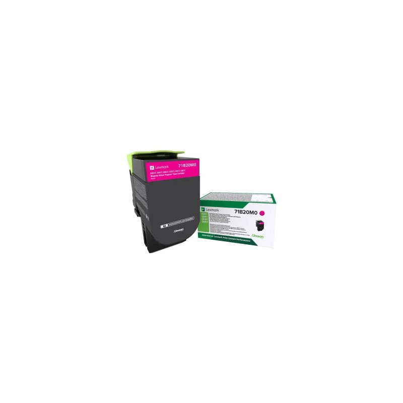 Lexmark oryginalny toner 75B20M0, magenta, 10000s, return, Lexmark CS727de, CS728de, CX727de, O - 1