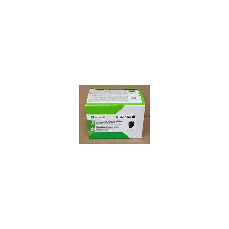 Lexmark oryginalny toner 78C2XKE, black, 8500s, extra duża pojemność, Lexmark CS421dn, CS521dn, CS622de, CX421adn, CX522ade, O -