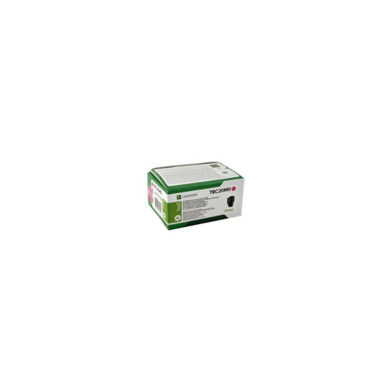Lexmark oryginalny toner 78C20M0, magenta, 1400s, return, Lexmark CS421dn,CS521dn,CS622de,CX421adn,CX522ade,CX622ade, O - 1