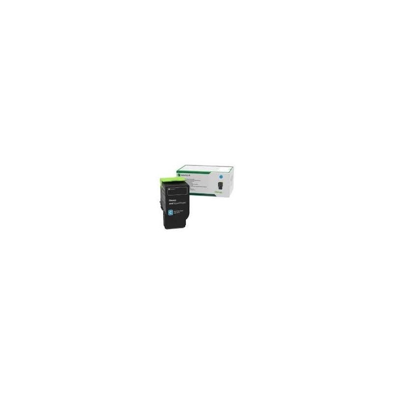 Lexmark oryginalny toner 78C20C0, cyan, 1400s, return, Lexmark CS421dn,CS521dn,CS622de,CX421adn,CX522ade,CX622ade, O - 1