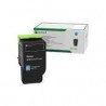 Lexmark oryginalny toner 78C20C0, cyan, 1400s, return, Lexmark CS421dn,CS521dn,CS622de,CX421adn,CX522ade,CX622ade, O - 1