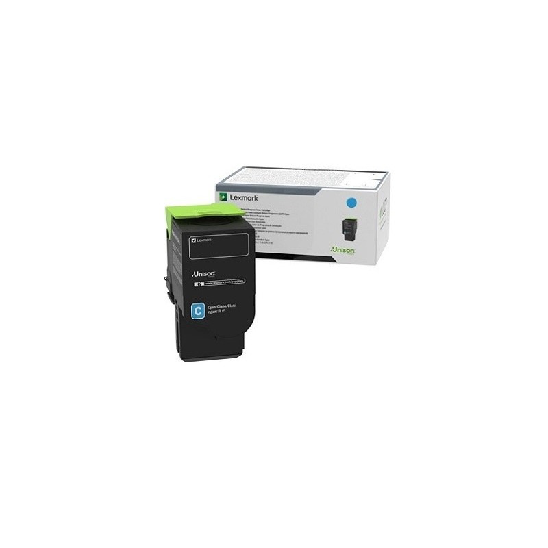 Lexmark oryginalny toner 78C0X20, cyan, 5000s, extra duża pojemność, Lexmark CS421dn,CX421adn,CX522ade, O - 1