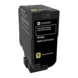 Lexmark oryginalny toner 74C2HY0, yellow, 12000s, high capacity, Lexmark CS 720, 725, CX 725,, O - 1