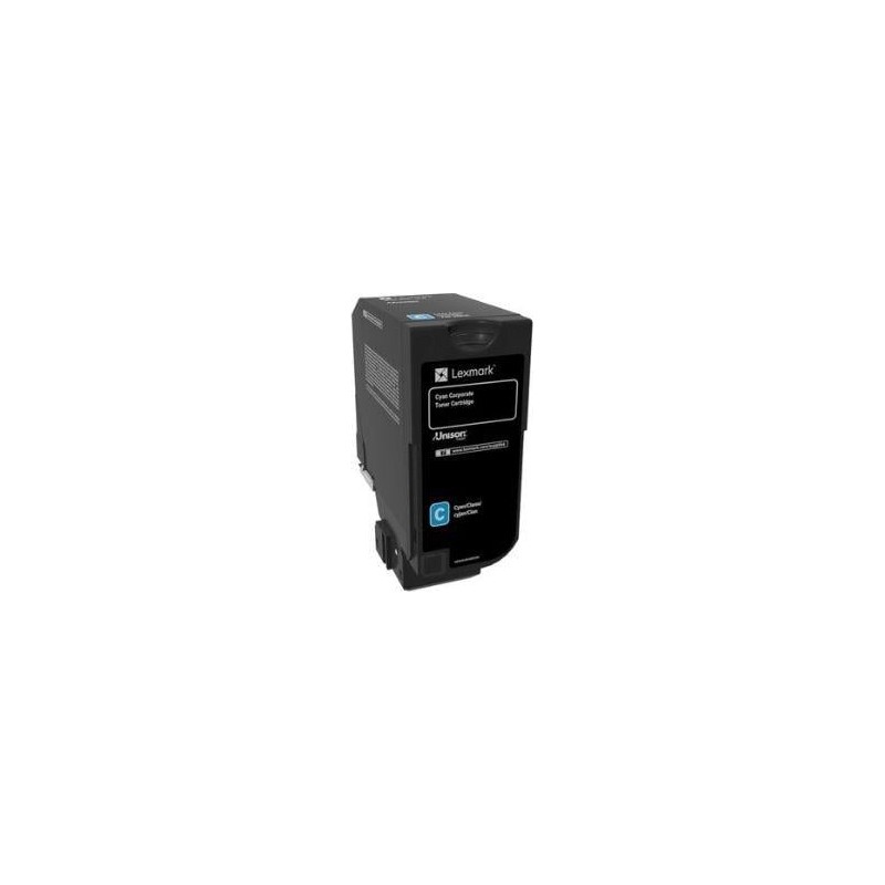 Lexmark oryginalny toner 74C20CE, cyan, 3000s, return, Lexmark CS720de,CS720dte,CS725de,CS725dte, O - 1