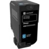 Lexmark oryginalny toner 74C20CE, cyan, 3000s, return, Lexmark CS720de,CS720dte,CS725de,CS725dte, O - 1