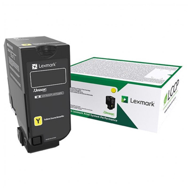 Lexmark oryginalny toner 73B0040, yellow, 15000s, Lexmark CX827de, CS827de, O - 1