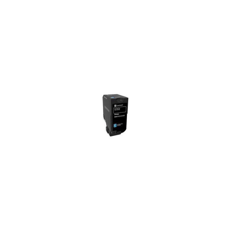 Lexmark oryginalny toner 73B0020, cyan, 15000s, Lexmark CX827de, CS827de, O - 1