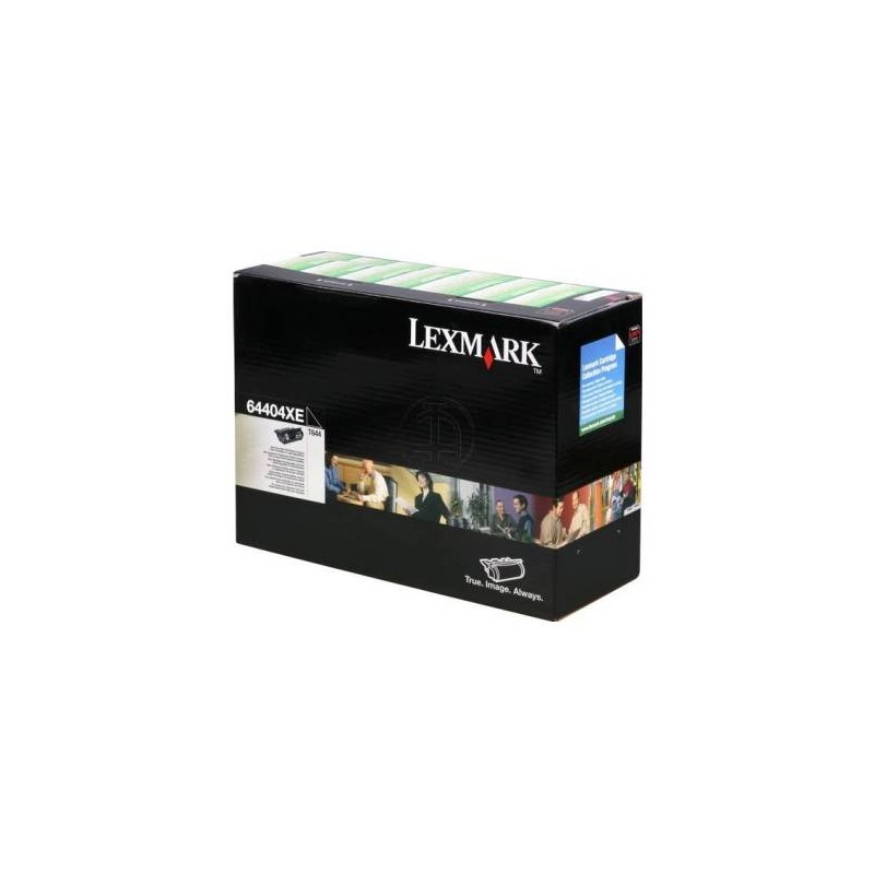 Lexmark oryginalny toner 64404XE, black, 32000s, extra duża pojemność, return, Lexmark T644, O - 1