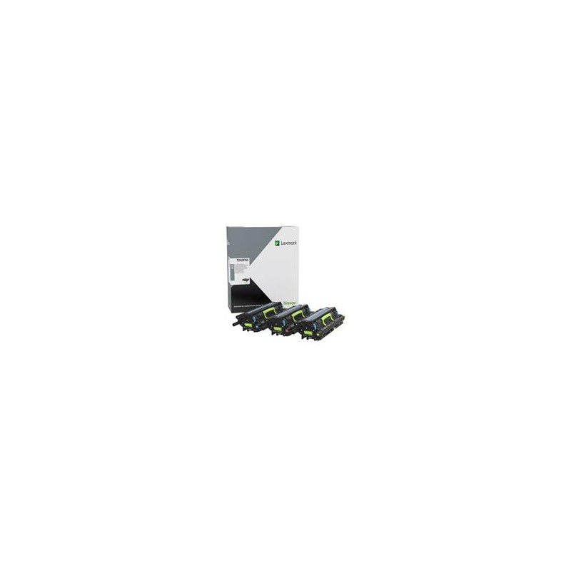 Lexmark oryginalny bęben 72K0F50, CMY, 3 ksks, Lexmark CS820de, CS820dte, CS820dtfe, CX820de - 1