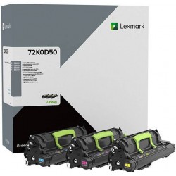 Lexmark oryginalny bęben 72K0D50, CMY, 300000s, Lexmark CS820de, CS820dte, CS820dtfe, CX820de - 1