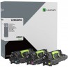 Lexmark oryginalny bęben 72K0D50, CMY, 300000s, Lexmark CS820de, CS820dte, CS820dtfe, CX820de - 1