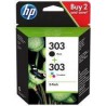 HP oryginalny zestaw tuszy 3YM92AE, HP 303, CMYK, 165CMY-200Ks, HP HP ENVY Photo 6200 All-in-One Printer series - 1