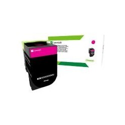 Lexmark oryginalny toner 80C20ME, magenta, 1000s, return, Lexmark CX310dn, CX310n, CX410de, CX410, O - 1