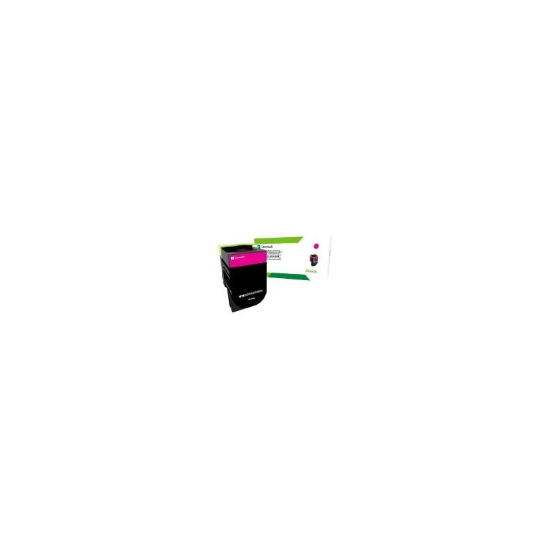 Lexmark oryginalny toner 80C20ME, magenta, 1000s, return, Lexmark CX310dn, CX310n, CX410de, CX410, O - 1