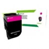 Lexmark oryginalny toner 80C20ME, magenta, 1000s, return, Lexmark CX310dn, CX310n, CX410de, CX410, O - 1