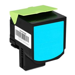 Lexmark oryginalny toner 80C0X20, cyan, 4000s, extra duża pojemność, Lexmark CX510de, CX510dhe, CX510dthe, O - 1