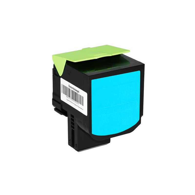 Lexmark oryginalny toner 80C0X20, cyan, 4000s, extra duża pojemność, Lexmark CX510de, CX510dhe, CX510dthe, O - 1