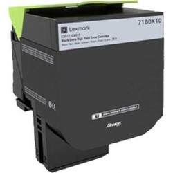 Lexmark oryginalny toner 71B0X10, black, 8000s, extra duża pojemność, Lexmark CS517de,CX517de, O - 1