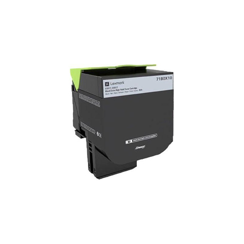 Lexmark oryginalny toner 71B0X10, black, 8000s, extra duża pojemność, Lexmark CS517de,CX517de, O - 1