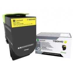 Lexmark oryginalny toner 71B0H40, yellow, 3500s, high capacity, Lexmark CS417dn,CS517de,CX417de,CX517de, O - 1
