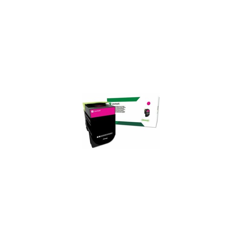 Lexmark oryginalny toner 70C2XME, magenta, 4000s, extra duża pojemność, return, Lexmark CS510de, CS510dte, O - 1