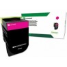 Lexmark oryginalny toner 70C2XME, magenta, 4000s, extra duża pojemność, return, Lexmark CS510de, CS510dte, O - 1