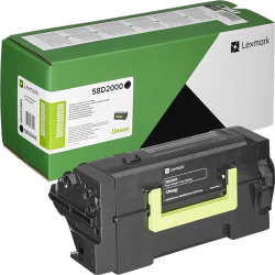 Lexmark oryginalny toner 58D2000, black, 7500s, return, Lexmark MS 725, 821, 822, 823, 825, 826, MX 721, 722, 820,, O - 1