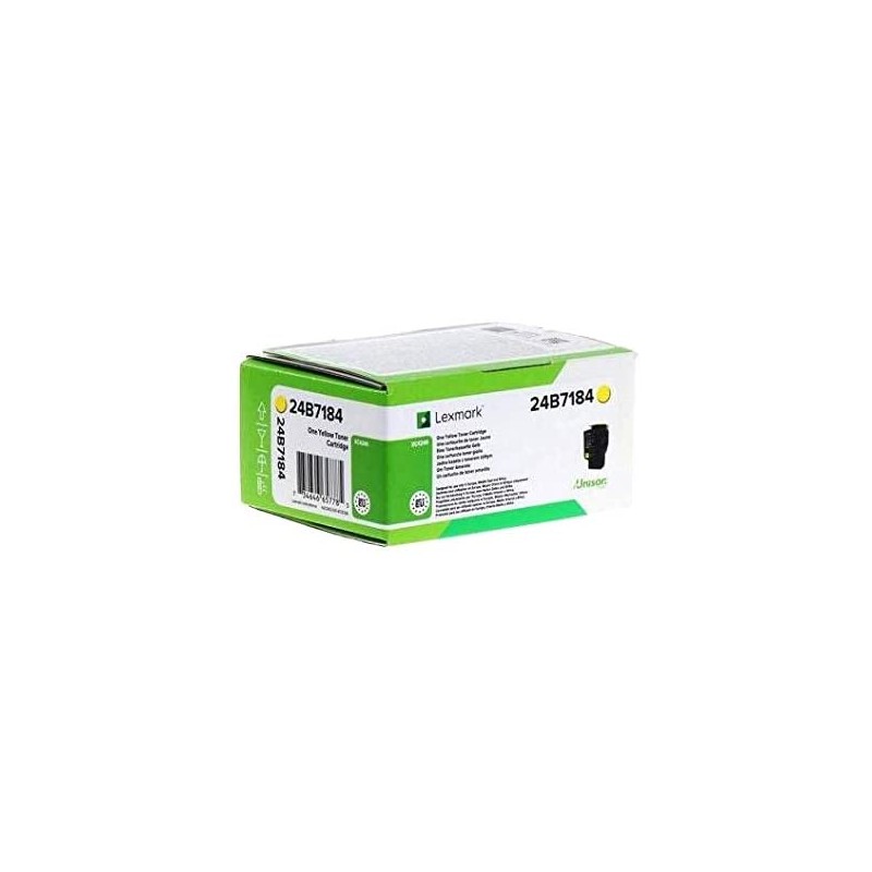 Lexmark oryginalny toner 24B7184, yellow, 6000s, Lexmark C2240, O - 1