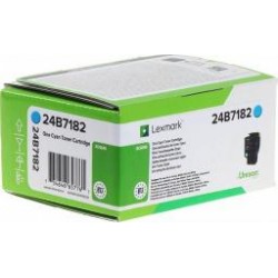 Lexmark oryginalny toner 24B7182, cyan, 6000s, Lexmark C2240, O - 1
