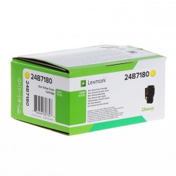 Lexmark oryginalny toner 24B7180, yellow, 6000s, Lexmark C2240, XC2235, O - 1