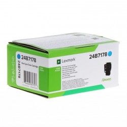 Lexmark oryginalny toner 24B7178, cyan, 6000s, Lexmark C2240, XC2235, O - 1