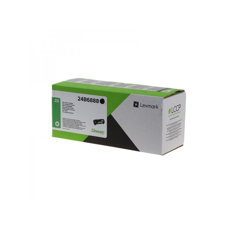 Lexmark oryginalny toner 24B6888, black, 21000s, Lexmark M1242, XM1242, O - 1