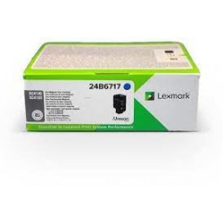 Lexmark oryginalny toner 24B6717, cyan, 24B6717, Lexmark Xc 4150, O - 1
