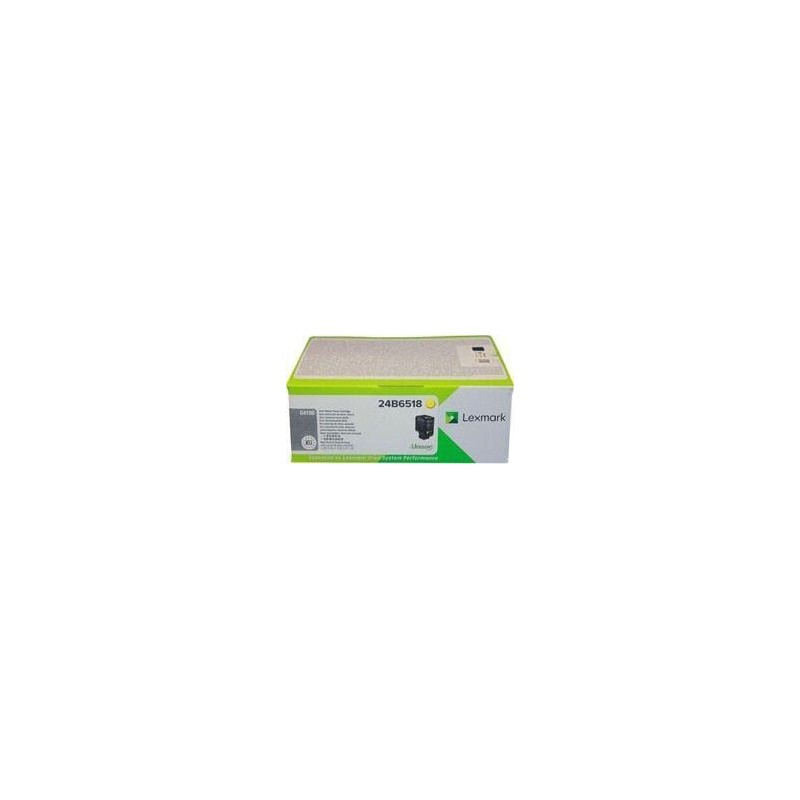 Lexmark oryginalny toner 24B6518, yellow, 10000s, high capacity, return, Lexmark C 4150, O - 1