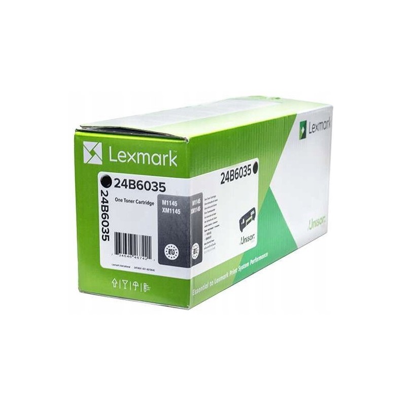 Lexmark oryginalny toner 24B6035, black, 16000s, Lexmark M1145, XM1145, O - 1