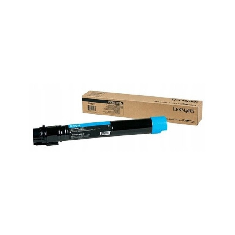 Lexmark oryginalny toner 22Z0009, cyan, 22000s, return, Lexmark XS955de, O - 1