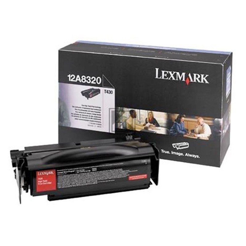 Lexmark oryginalny toner 12A8320, black, 6000s, Lexmark T430, O - 1