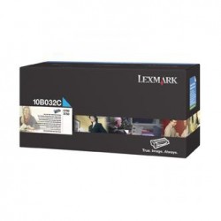 Lexmark oryginalny toner 10B032C, cyan, 15000s, Lexmark C750, X750e, O - 1
