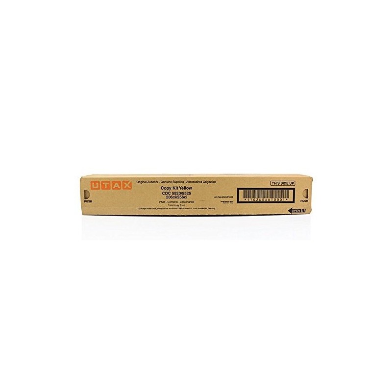 Utax oryginalny toner 652511016, yellow, 6000s, Utax CDC 5520, 5525, O - 1