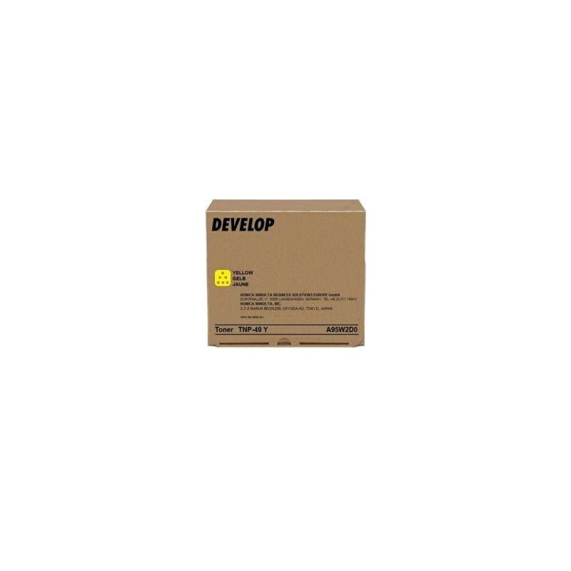 Develop oryginalny toner A95W2D0, yellow, 12000s, TNP-49Y, Develop Ineo +3351, 3851, 3851FS, O - 1