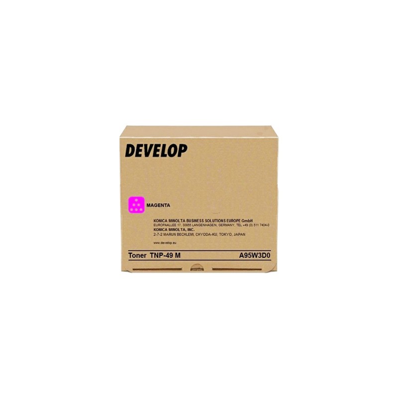 Develop oryginalny toner A95W3D0, magenta, 12000s, TNP-49M, Develop Ineo +3351, 3851, 3851FS, O - 1