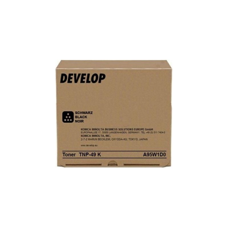 Develop oryginalny toner A95W1D0, black, 13000s, TNP-49K, Develop Ineo +3351, 3851, 3851FS, O - 1