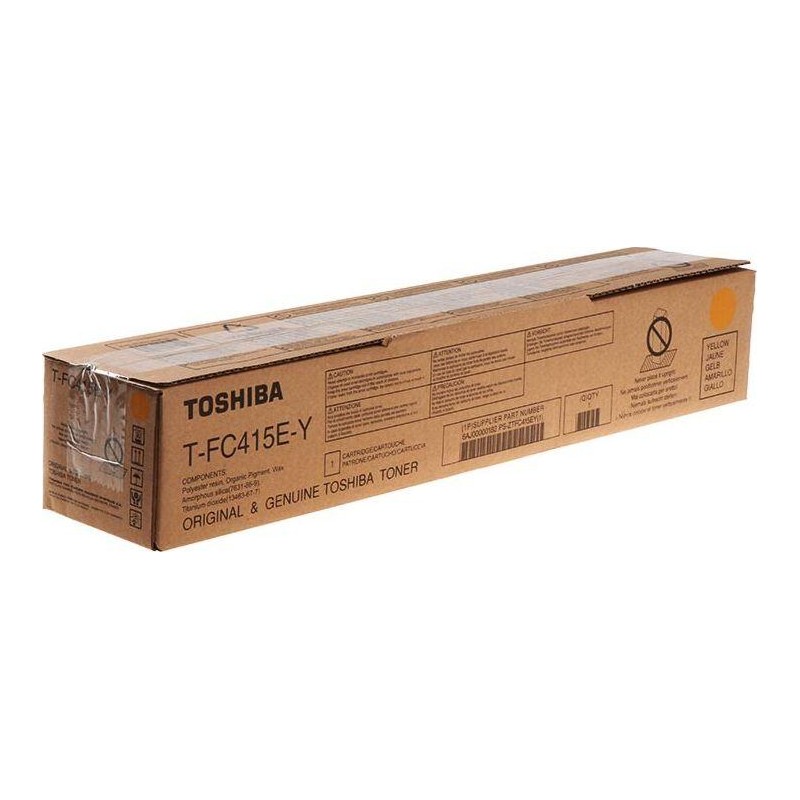 Toshiba oryginalny toner T-FC415EY, yellow, 33600s, 6AJ00000182, Toshiba e-Studio  2515AC, 3015AC, 3515AC, 4515AC, 5015AC, O - 1