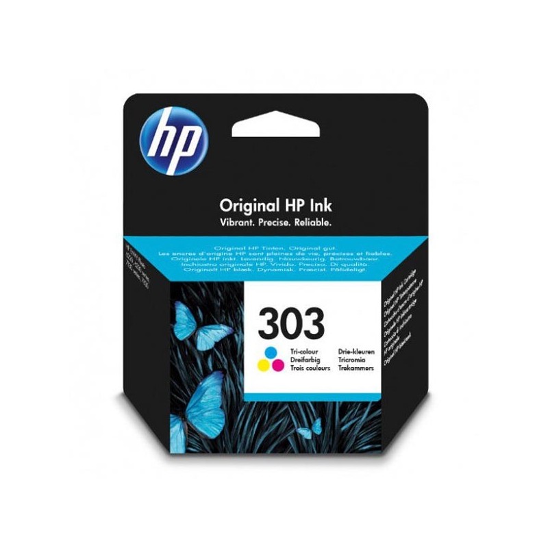 HP oryginalny ink / tusz T6N01AE, HP 303, color, 165s, HP ENVY Photo 6230, 7130, 7134, 7830 - 1