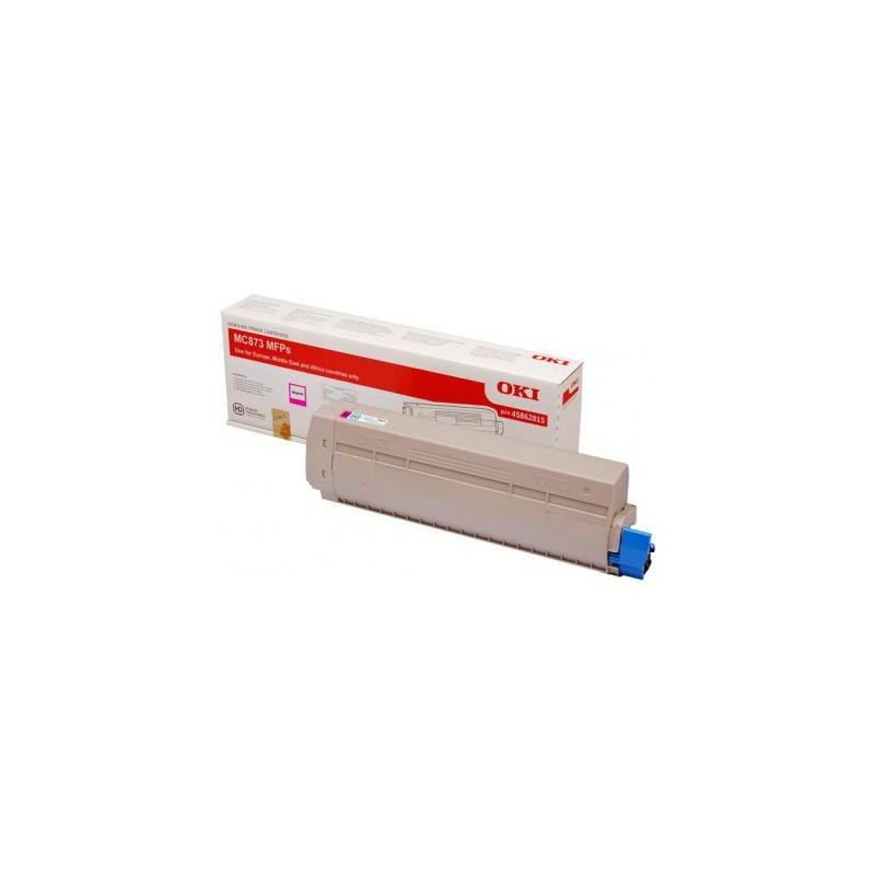 OKI oryginalny toner 45862815, magenta, 10000s, OKI MC873, O - 1