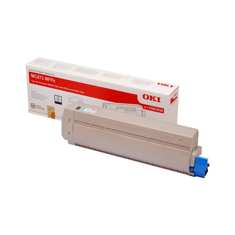 OKI oryginalny toner 45862818, black, 15000s, OKI MC873, O - 1
