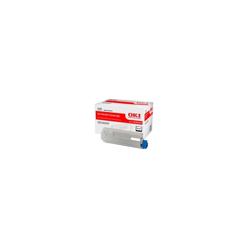 OKI oryginalny toner 45396304, black, 8000s, OKI MC760, 770, 780, O - 1