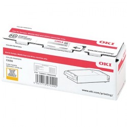OKI oryginalny toner 09006129, yellow, 6000s, OKI C650, C650dn, O - 1